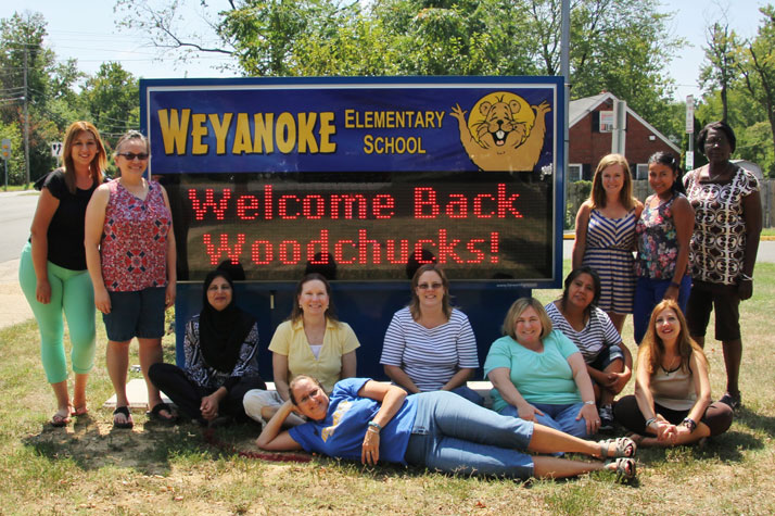 Photo of the early childhood teachers and IAs